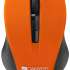 Мышь Wireless Canyon MW-1 CNE-CMSW1O оранжевый, DPI 800/1000/1200 DPI, 3 кнопки и колесо прокрутки, прорезиненное покрытие
