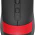Мышь Wireless Oklick 310MW черная/красная оптическая (3200dpi) USB для ноутбука (4but) (1869093)