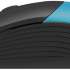 Мышь Wireless Oklick 310MW черная/синяя оптическая (3200dpi) USB для ноутбука (4but) (1869090)