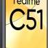 Смартфон Realme C51 4/64GB Carbon Black (Черный) RU
