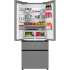 Weissgauff WFD 450 Built-in Inverter NoFrost Inox
