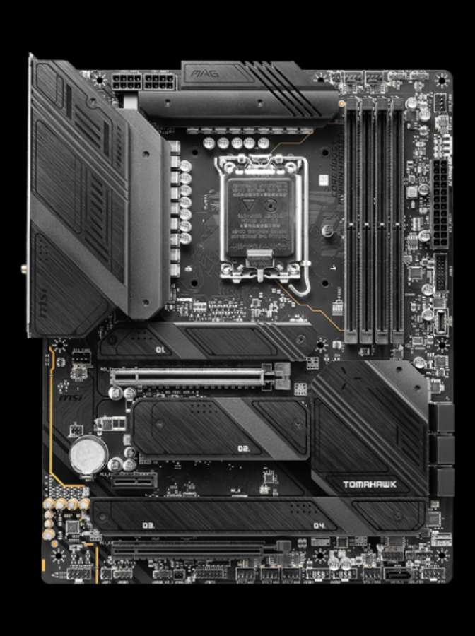 Материнская плата ATX MSI MAG Z790 TOMAHAWK WIFI (LGA1700, Z790, 4*DDR5 (7200), 7*SATA 6G RAID, 4*M.2, 3*PCIE, 2.5Glan, WiFi, BT, HDMI, DP, 2*USB Type