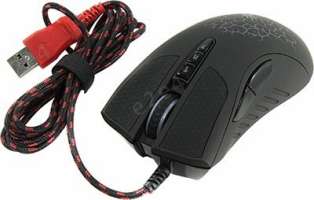 A4Tech Мышь проводная Bloody A90 Blazing, 4000dpi, оптическая светодиодная, USB, черный