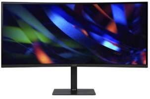 Acer Монитор 34" CZ342CURVbmiphuzx UM.CC2CD.V01 1000R, 21:9, VA, UHD, 0,5/1ms, 300cd, 180Hz, HDMI, DP, USB-C, USB, SPK, HAS