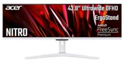Acer Монитор 43,8" XV431CPwmiiphx UM.MX1CD.P01 32:9, IPS, UHD, 1ms, 400cd, 120Hz, HDMI, DP, SPK, HAS