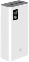 Аккумулятор внешний универсальный AccesStyle Bison 30PQD White 30000мAч, белый