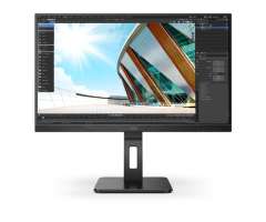 AOC Монитор 27" 27P2Q IPS, 1920x1080 (16:9), 250кд/м2, 4мс, VGA, DVI, HDMI, DisplayPort, USB-Hub, черный