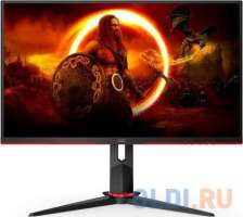 AOC МОНИТОР 27" Q27G2S Black-Red с поворотом экрана (IPS, 2560x1440, 165Hz, 1 ms, 178°/178°, 350 cd/m, 80M:1, +2xHDMI