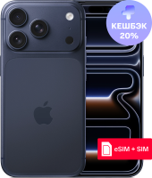 Смартфон Apple iPhone 17 Pro 512Gb Deep Blue (Темно-синий), без RuStore