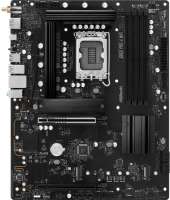 ASRock Материнская плата ATX B860 PRO-A WIFI (LGA1851, B860, 4*DDR5 (8666), 2*PCIe, 3*M.2, 4*SATA, WiFi, BT 6*USB 3.2, 2*USB 2.0, HDMI, DP)