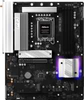 ASRock Материнская плата ATX B860 PRO RS WIFI (LGA1851, B860, 4*DDR5 (8666), 2*PCIe, 3*M.2, 4*SATA, BT, WiFi, 6*USB 3.2, 2*USB 2.0, HDMI, DP)