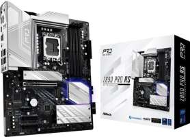 ASRock Материнская плата ATX Z890 PRO RS (LGA1851, Z890, 4*DDR5 (9066), 4*SATA, 4*M.2, 3*USB 3.2, 4*USB 2.0, 2*USB Type-C, PCIe x16, 2*PCIe x4, HDMI