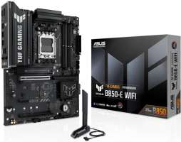 ASUS Материнская плата ATX TUF GAMING B850-E WIFI 90MB1L20-M0EAY0 (AM5, AMD B850, 4*DDR5, 3*PCIe, 4*SATA, 3*M.2, WiFi, BT, 5*USB 2.0, USB 3.2, HDMI, D