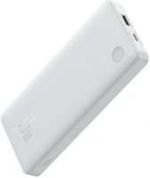 Baseus Аккумулятор внешний портативный PPAP10A P10067500213-00 Airpow Lite 10000mAh 15W с кабелем USB to Type-C 30cm Moon White