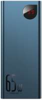 Baseus Аккумулятор внешний портативный PPIMDA-D03 Adaman Metal Digital Display Quick Charge 20000mAh 65W, порты: Micro USB (вход 18W), 2 USB (выход 30