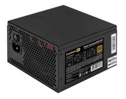Блок питания ATX Exegate 850VSP FС EX297233RUS 850W 80 PLUS GOLD, APFC, КПД 90%, 120mm fan, 24pin, 2x(4+4)pin, PCIE5.0/12VHPWR, 4*PCI-E, 6*SATA, 3*IDE