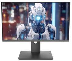 BRAVUS Монитор 27" BVQ2735 2560x1440 WLED, 16:9, IPS, 250cd, 1300:1, 5ms, 178/178, DP, HDMI, USB, 100Hz, Speakers, Tilt, VESA, black