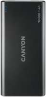 Canyon Аккумулятор внешний портативный PB-108 CNE-CPB1008B 10000mAh, Lightning/micro-USB, 2*USB-A, black