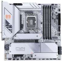 Colorful Материнская плата mATX CVN Z890M GAMING FROZEN V20 (LGA1851, Z860, 4*DDR5 (8400), PCIe, 5*M.2, 4*SATA, WiFi, BT, 7*USB 3.2, HDMI, DP)