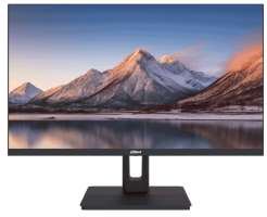 Dahua Монитор 23,8" DHI-LM24-C301B 2560х1440 ELED, 16:9, IPS, 300cd, 1200:1, 5ms, 178/178, DP, HDMI, 100Hz, Tilt, VESA, black