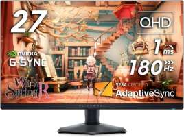 Dell Монитор 27" AW2724DM black, IPS, 2560x1440, 165Hz, 1ms, 600cd/m2, 178°/178°, 1000:1, DP, HDMI