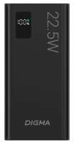 Digma Аккумулятор внешний портативный DGPF30A 30000mAh QC3.0/PD3.0 22.5W 3A 4xUSB-A/USB-C черный