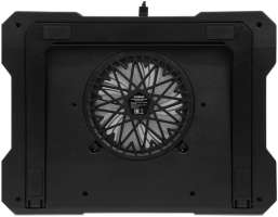 Digma Подставка для ноутбука D-NCP190-1X100RGB 19" 428x316x58мм 52дБ 2xUSB 1x 140ммFAN 1280г Fan-control металл/пластик черный