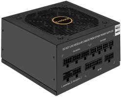 Exegate Блок питания 80 PLUS GOLD 1200VSP FС EX297235RUS 1200W (ATX3.0, APFC, КПД 90% (80 PLUS GOLD), 120mm fan, 24pin, 2x(4+4)pin, PCIE5.0/12VHPWR, 4