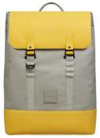 Gaston Luga Рюкзак Heritage HE302 16", цвет: серо-зеленый шалфей с желтыми вставками