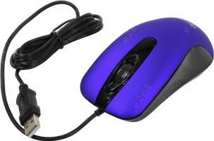 Gembird Мышь проводная MOP-400-B, 1000dpi, оптическая светодиодная, USB, синий/черный