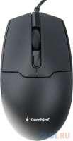 Gembird Мышь проводная MOP-430 чёрный USB