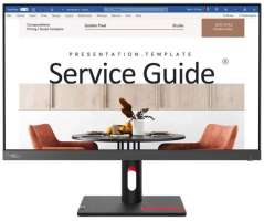 Lenovo Монитор 23,8" ThinkVision S24i-30 63DEKAT3UK 1920x1080 LED, 16:9, IPS, 250cd, 1300:1, 4ms, 178/178, VGA, HDMI, 100Hz, VESA, black