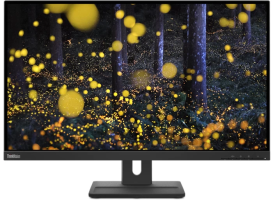 Lenovo Монитор 27" ThinkVision E27q-20 62D0GAT1EU 2560x1440, IPS, 4ms, 1000:1, 16:9, 300cd/m2, 178/178, HDMI, DP, 3.5 mm, speakers, Tilt, Swivel, Pivo
