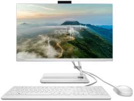 Lenovo Моноблок IdeaCentre AIO 3 24IAP7 F0GH01DMRK Pentium 8505/8GB/256GB SSD/noDVD/UHD Graphics/FHD IPS/USB kbd/USB mouse/WiFi/BT/cam/noOS/white