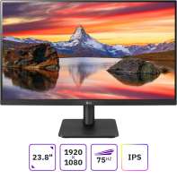 LG Монитор 23.8" 24MP400-B IPS, 1920x1080 (16:9), 250кд/м2, 5мс, 178°/178°, FreeSync, VGA, HDMI, черный (24MP400-B.ARUB)