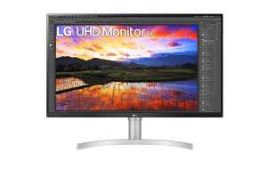 LG Монитор 31.5" 32UN650-W IPS, 3840x2160 (16:9), 350кд/м2, 5мс, 178°/178°, FreeSync, HDMI, DisplayPort, черный/белый