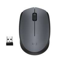 Logitech Мышь беспроводная M170, 1000dpi, оптическая светодиодная, USB, черный/серый (910-004642/910-004646/910-004658)