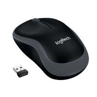 Logitech Мышь беспроводная M185, 1000dpi, оптическая светодиодная, USB, серый (910-002238/910-002235/910-002252)