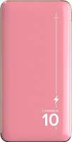 Lyambda Аккумулятор внешний LP304 10000 мАч, 18W + QC3.0 Slim, pink