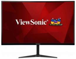 Монитор 27" Viewsonic VX2719-PC-MHD VA, изогнутый, GLARE, 250cd/m2, H178°/V178°, 4000:1, 80M:1, 1ms, 2xHDMI, DP, Tilt, Speakers, 3Y, Black