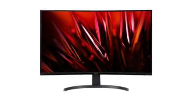 Монитор 31,5" Acer Nitro ED320QXbiipx UM.JE0EE.X01 черный, VA, 16:9, 1920x1080, 240Hz, 1ms, 300cd, 1500R, FreeSync, 2*HDMI, DP, audio out