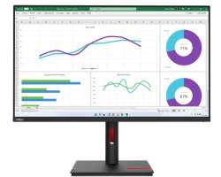 Монитор 31,5" Lenovo ThinkVision T32h-30 63D3GAT1EU 2560x1440, 16:9, IPS, 4ms, 1000:1, 350cd/m2, 178°/178°, HDMI, DP, USB, USB Type-C, черный