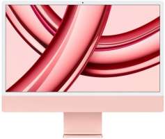 Моноблок 24'' Apple Imac 24 (2023) (MQRT3LL/A) with Retina 4.5K display: M3 chip with 8‑core CPU and 10‑core GPU, 8GB, 256GB SSD - Pink