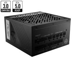 MSI Блок питания ATX MPG A1000G PCIE5 1000W, 80+ Gold, 12VHPWR, full modular