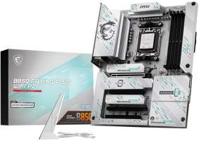 MSI Материнская плата ATX B850 GAMING PLUS WIFI PZ (AM5, AMD B850, 4*DDR5 (8200), 4*PCIe, 2*M.2, 4*SATA, WiFi, BT, 4*USB 3.2, 4*USB 2.0, DP)