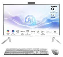MSI Моноблок 27'' Modern AM273Q AI 1UM-047XRU 9S6-AF0112-047 ULTRA 5 125U/16GB/512GB SSD/Intel Graphics/2560x1440/IPS/kbd/mouse/cam/WiFi/BT/noOS/black