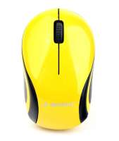 Мышь Wireless Gembird MUSW-615 2.4ГГц, 1200 DPI, 3кн., желтая