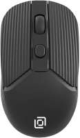 Мышь Wireless Oklick 509MW черная оптическая (1600dpi) USB для ноутбука (4but) (1885208)