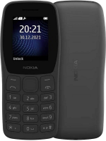 Мобильный телефон Nokia 105 DS, 1.77" 160x120 TFT, MediaTek MT6261D, 4Mb, 2-Sim, 800 мА·ч, micro-USB, Series 30+, темно-серый (TA-1416/SP01Z07Z1947Y)