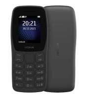 Мобильный телефон Nokia 105 SS, 1.8" 160x128 TN, 1-Sim, 800 мА·ч, micro-USB, Series 30+, темно-серый (TA-1423/SP01Z07Z1948Y)